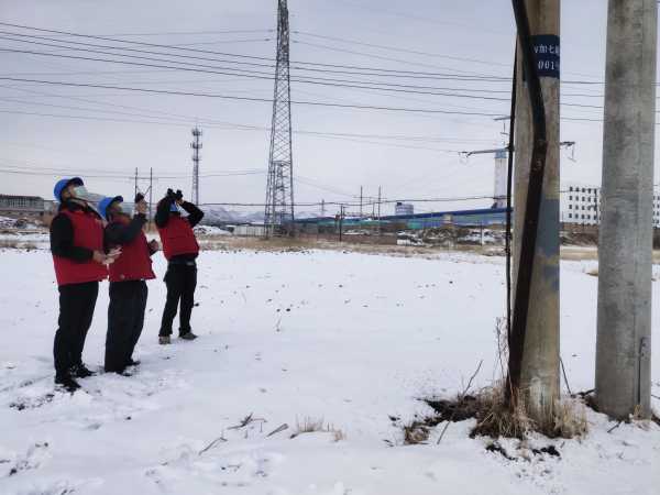 国网青海黄化化隆县供电公司五月飞雪  电力护航