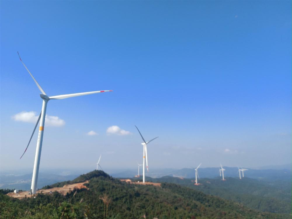 华润峡江玉峡风电场全容量并网发电