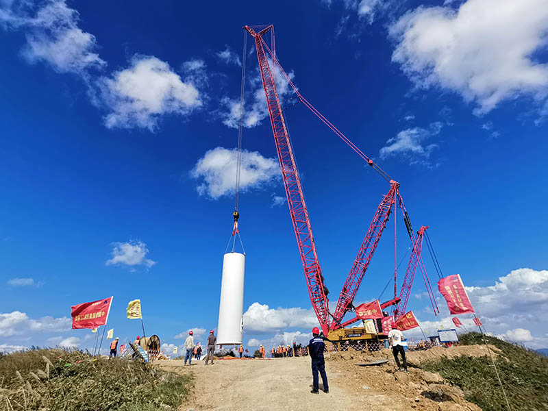 践行央企担当  助力乡村振兴——中国安能重庆武隆区四眼坪改扩建风电场施工项目侧记