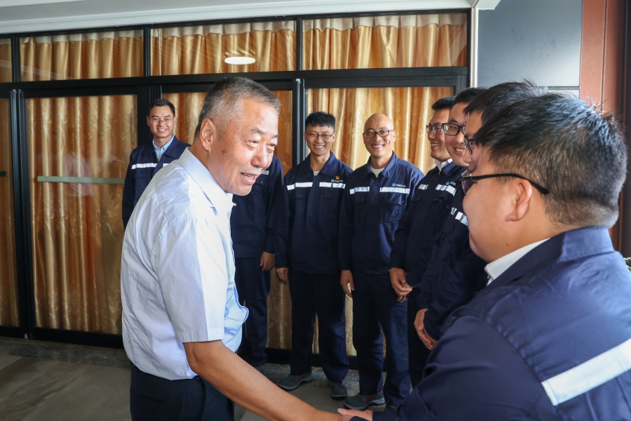 雷鸣山调研三峡集团广东阳江海上项目