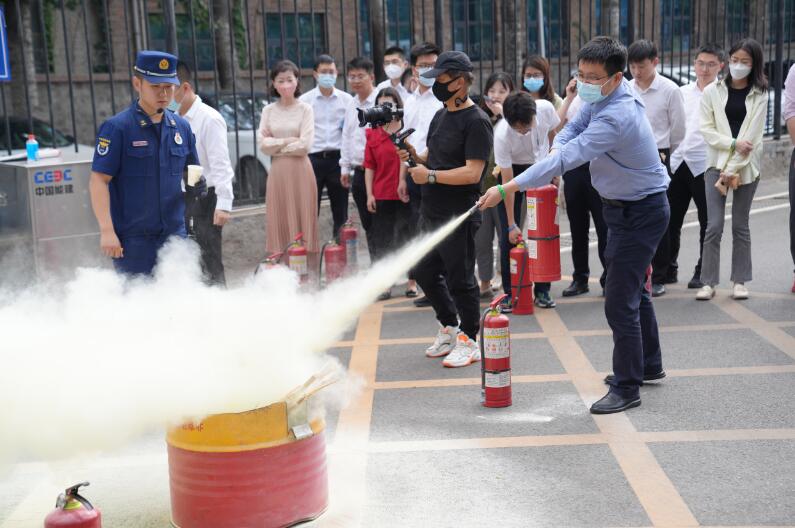 中国能建开展总部办公楼消防安全培训暨演练活