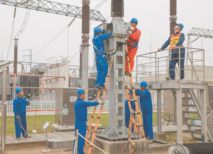 河南500千伏白河变电站秋检完成