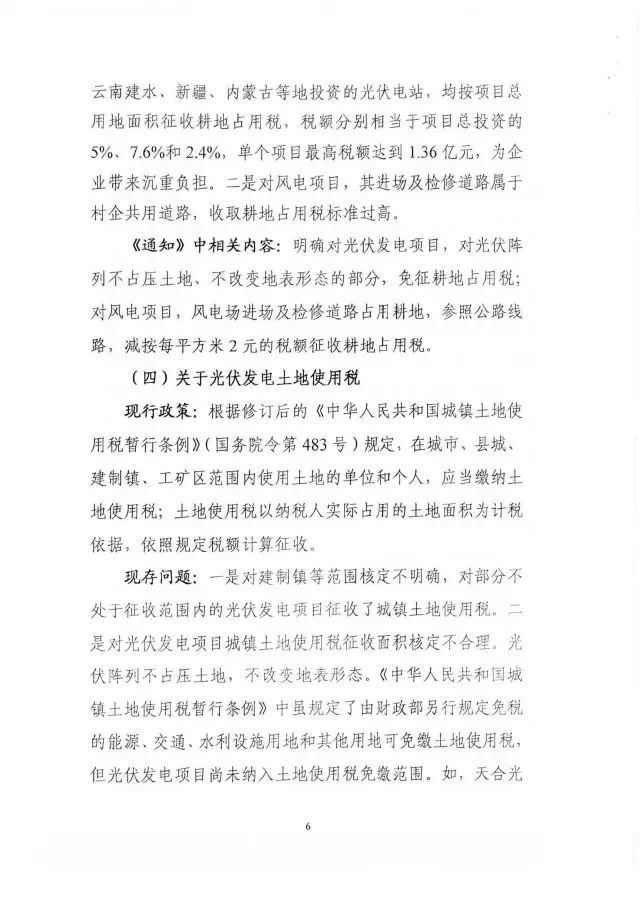 国家能源局下发关于征求对《关于减轻可再生能源领域涉企税费负担的通知》意见的函